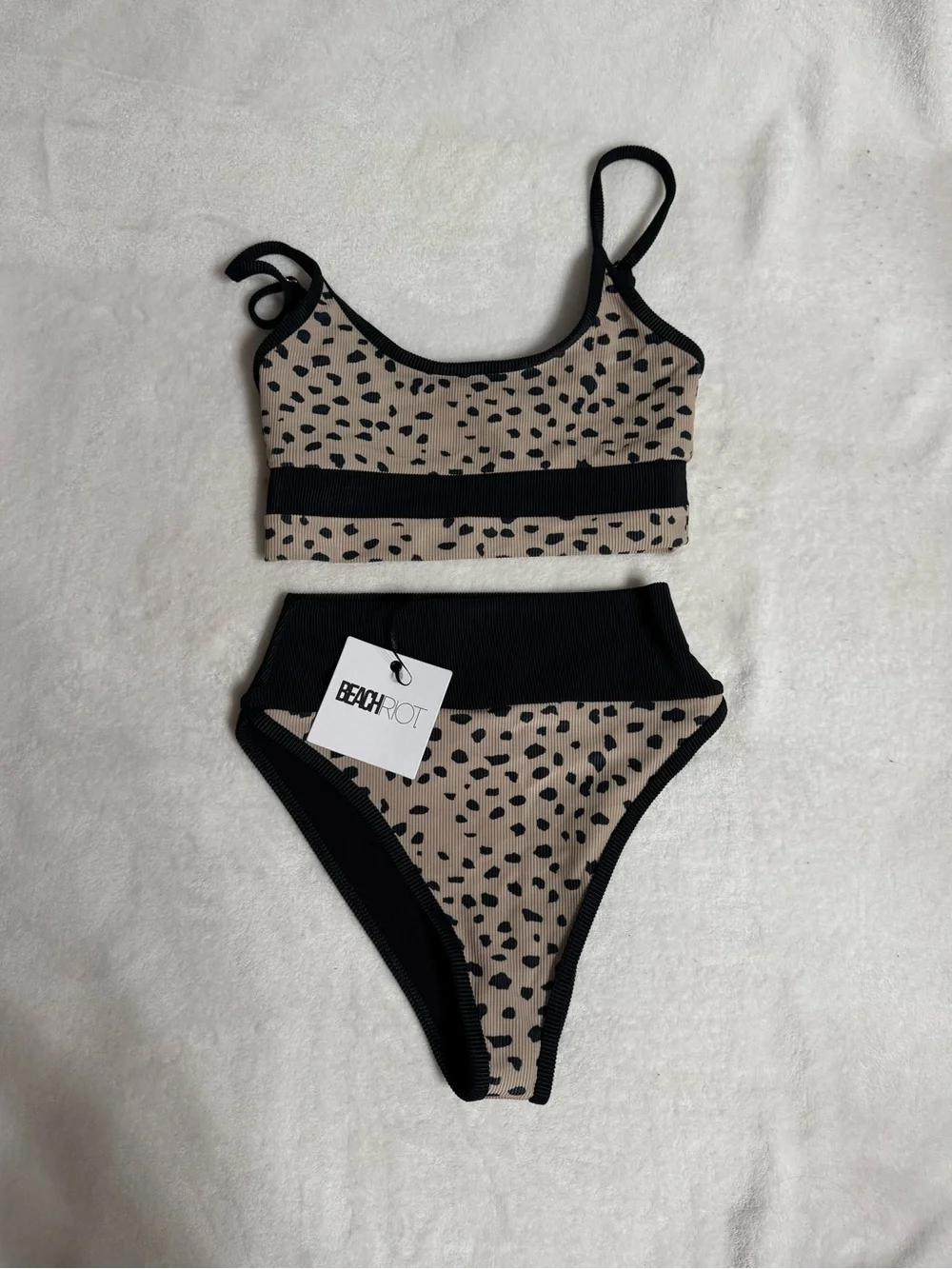 Beach Riot Bikini Taupe Spot